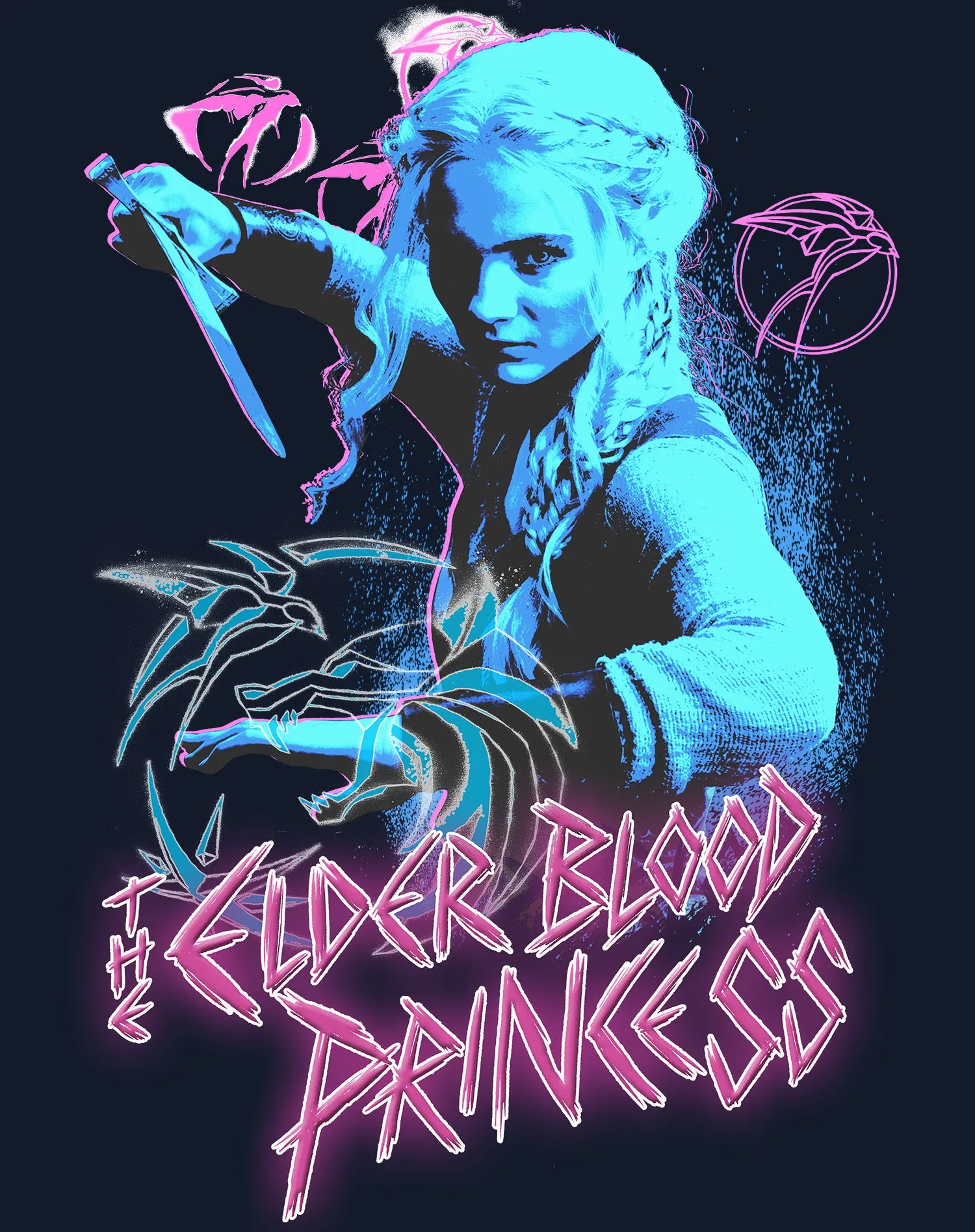 The Witcher Ciri Elder Blood Princess Official Women's T-Shirt