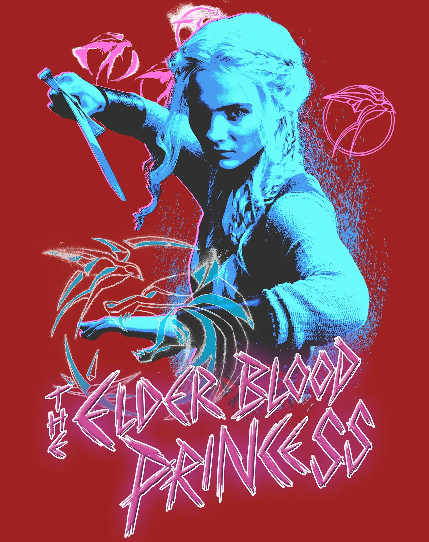 The Witcher Ciri Elder Blood Princess Official Women's T-Shirt
