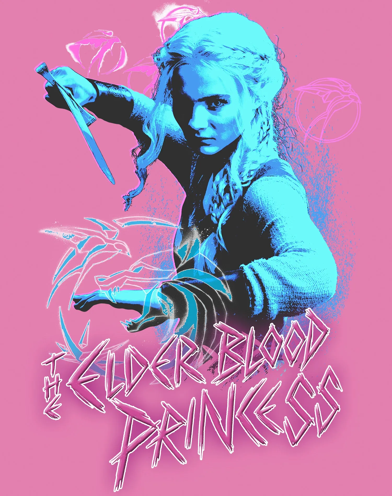 The Witcher Ciri Elder Blood Princess Official Women's T-Shirt
