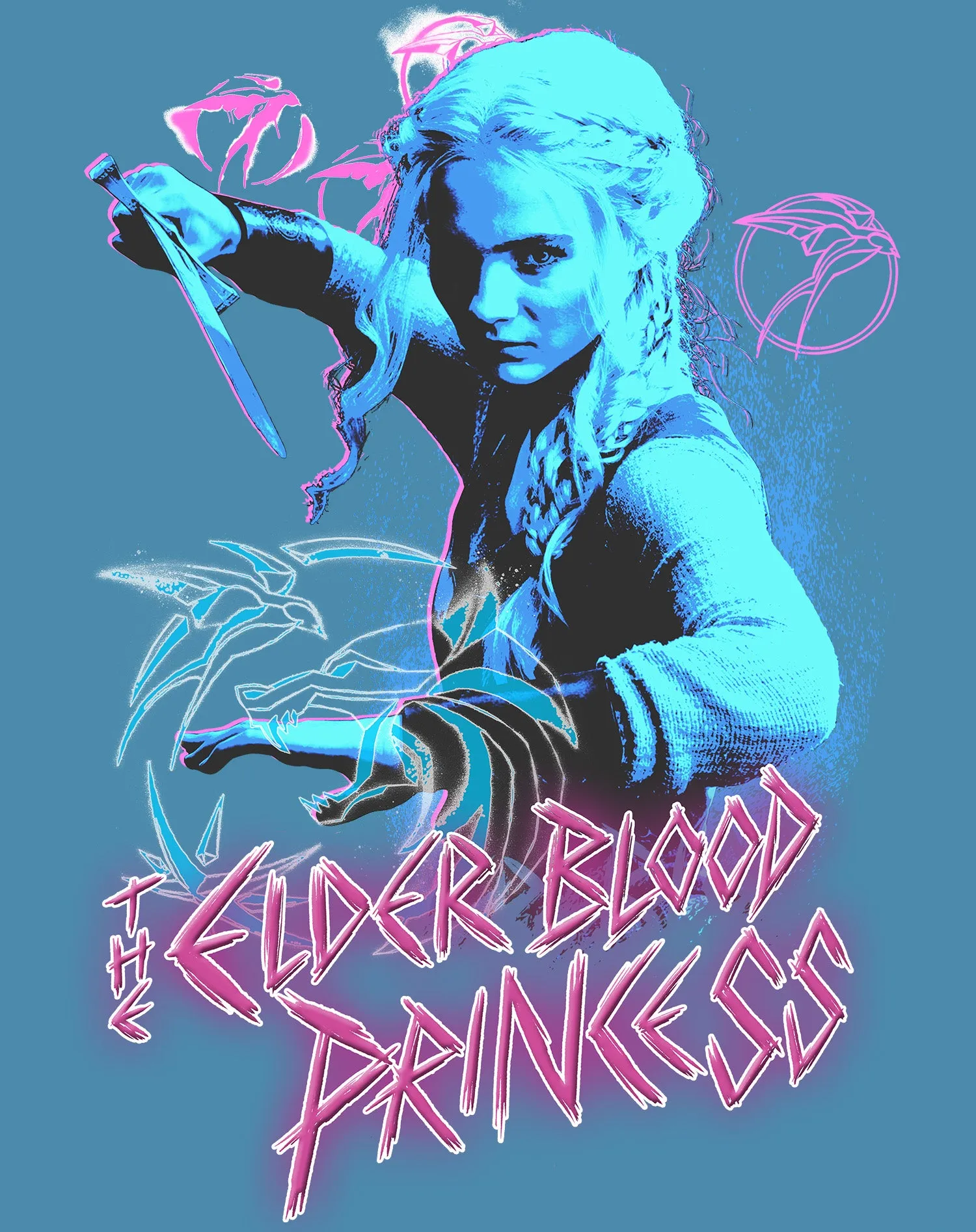 The Witcher Ciri Elder Blood Princess Official Women's T-Shirt