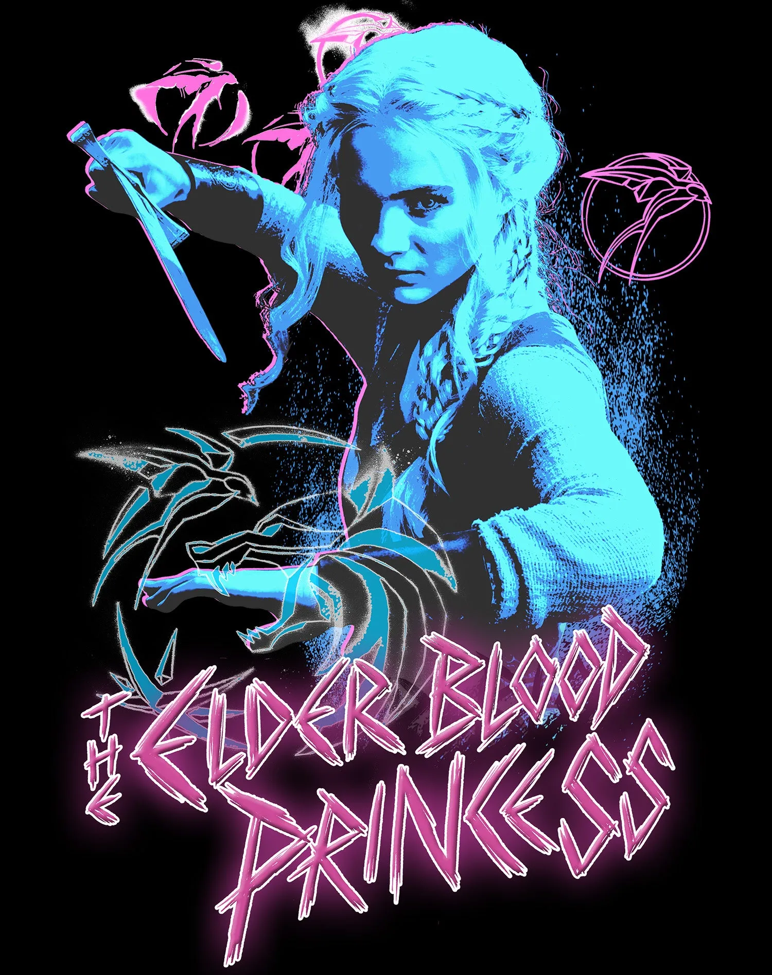 The Witcher Ciri Elder Blood Princess Official Women's T-Shirt