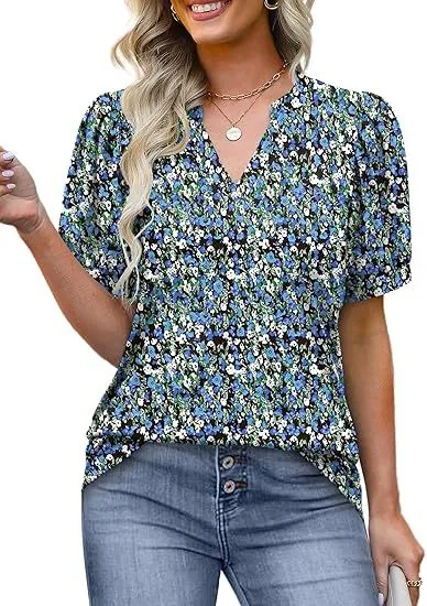 Thea | Vintage Floral Blouse