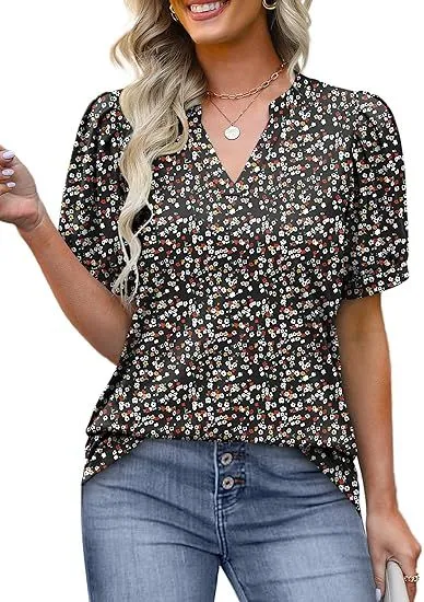 Thea | Vintage Floral Blouse