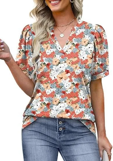 Thea | Vintage Floral Blouse