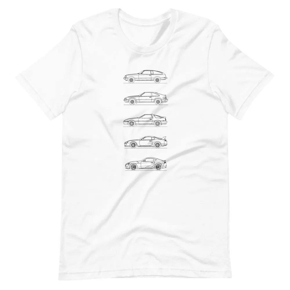 Toyota Supra Evolution Silhouette T-shirt