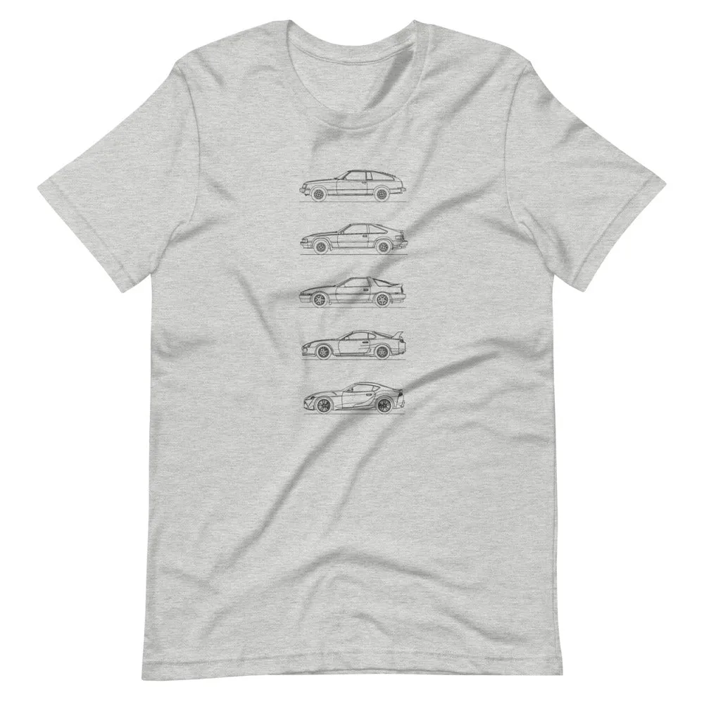 Toyota Supra Evolution Silhouette T-shirt
