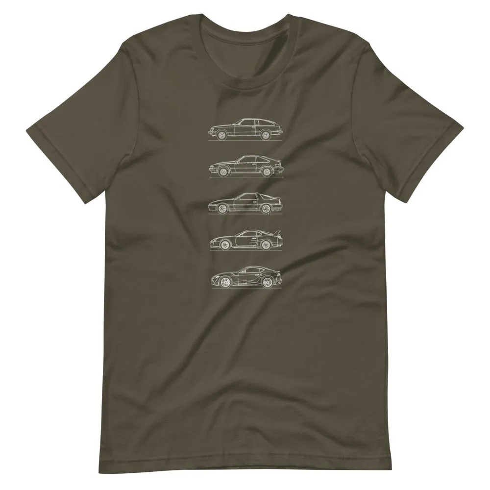 Toyota Supra Evolution Silhouette T-shirt