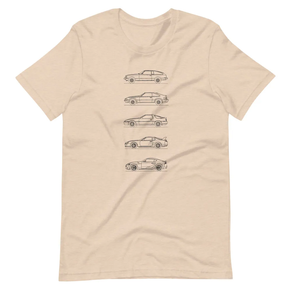 Toyota Supra Evolution Silhouette T-shirt