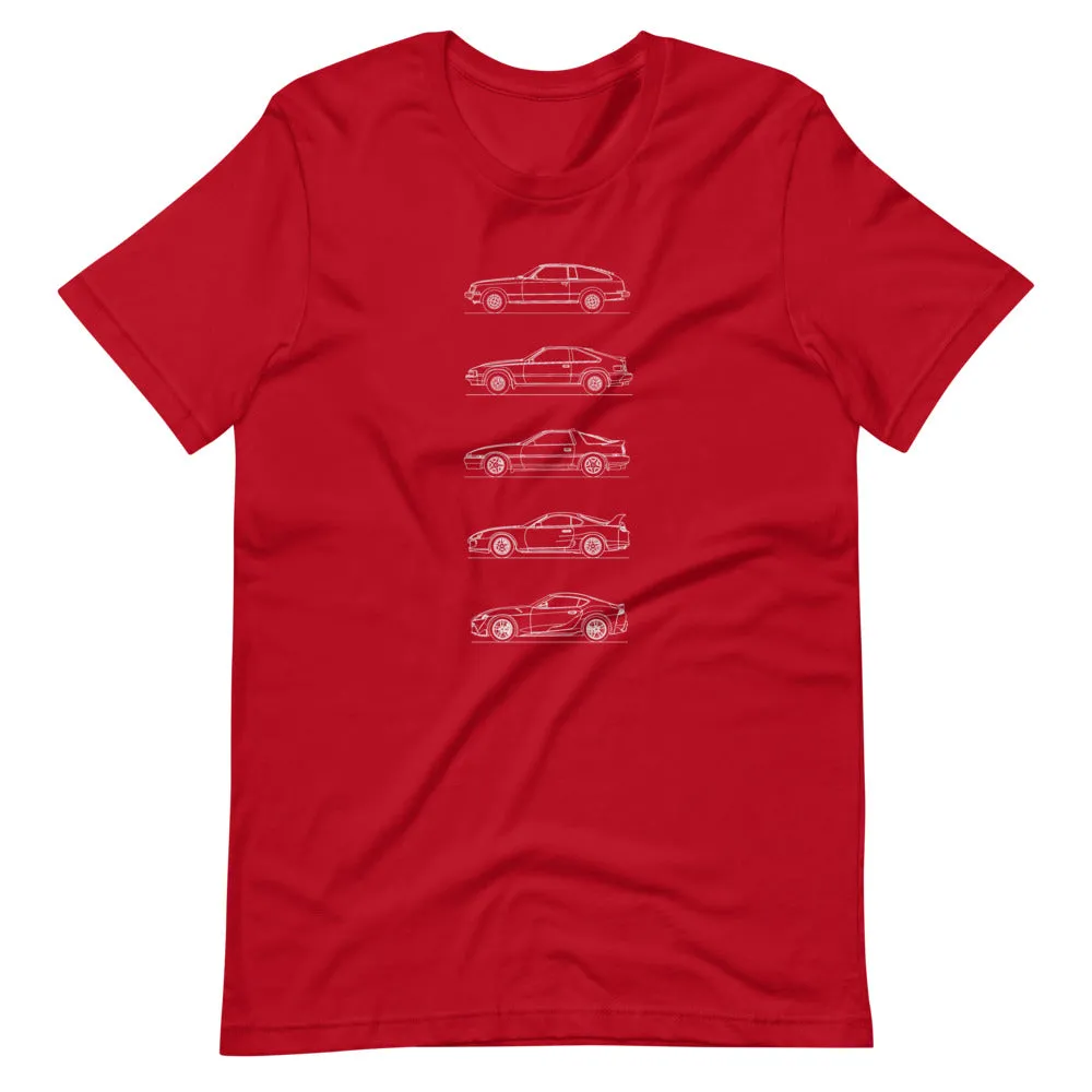 Toyota Supra Evolution Silhouette T-shirt