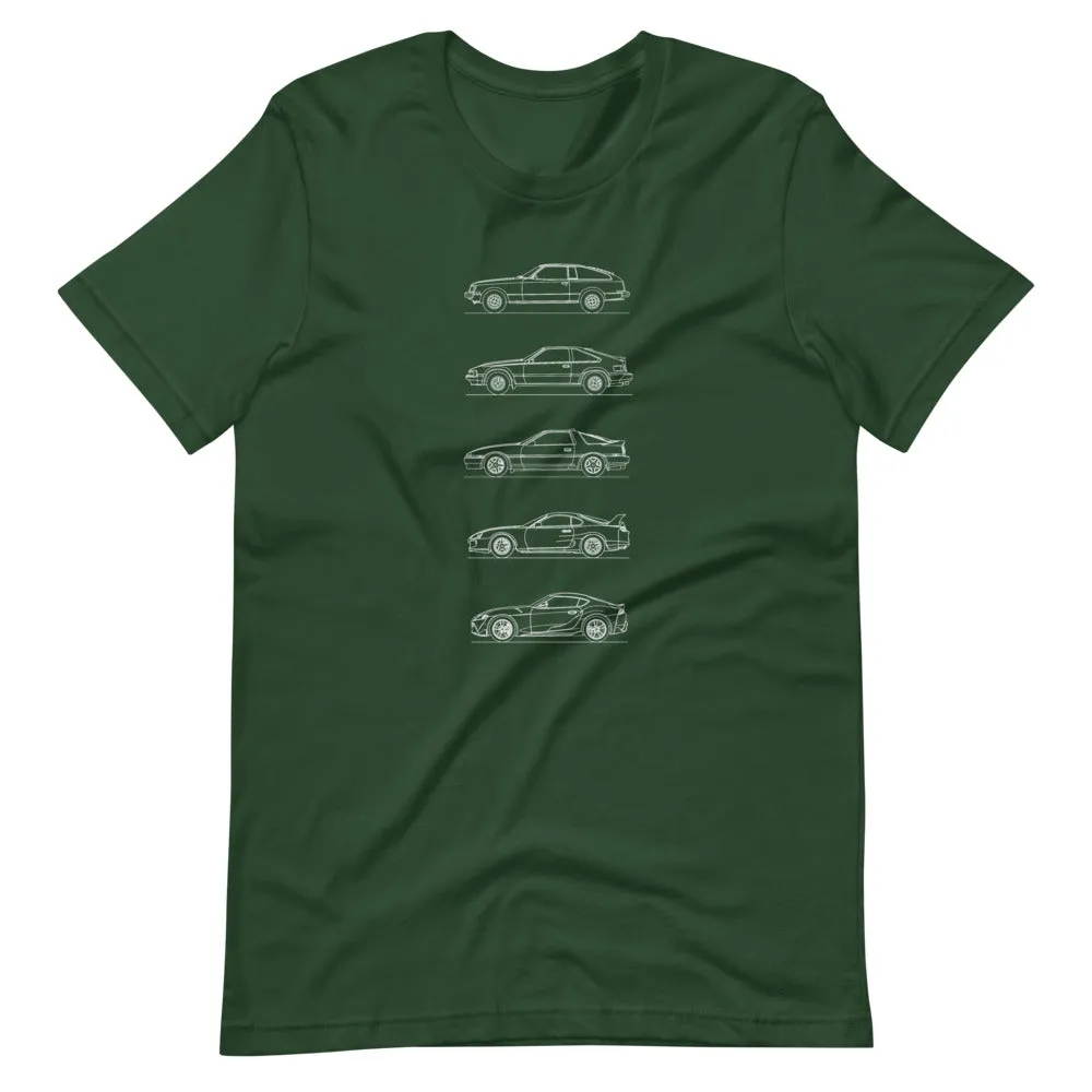 Toyota Supra Evolution Silhouette T-shirt