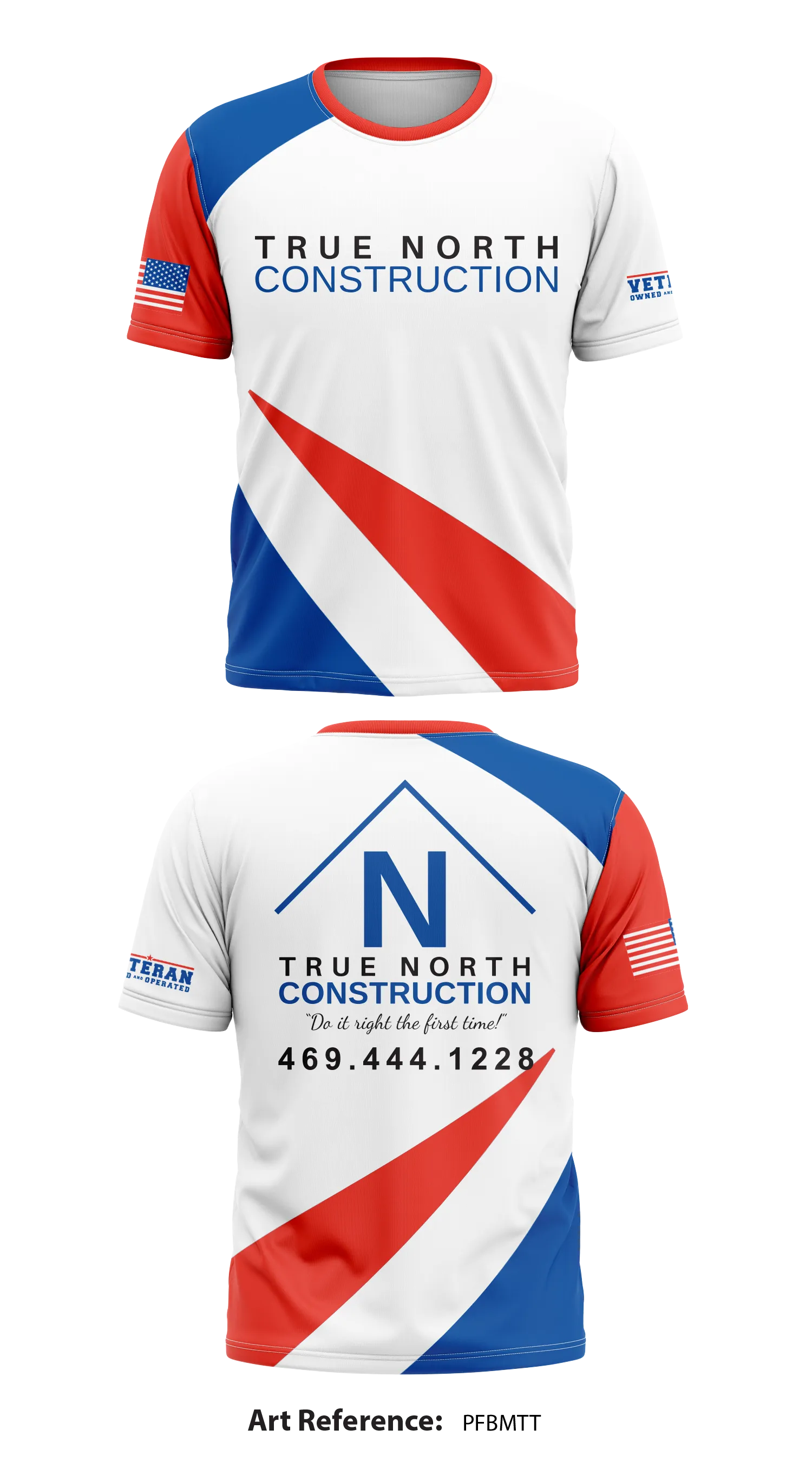 True North Construction Store 1 Core Men's SS Performance Tee - PfBmTT
