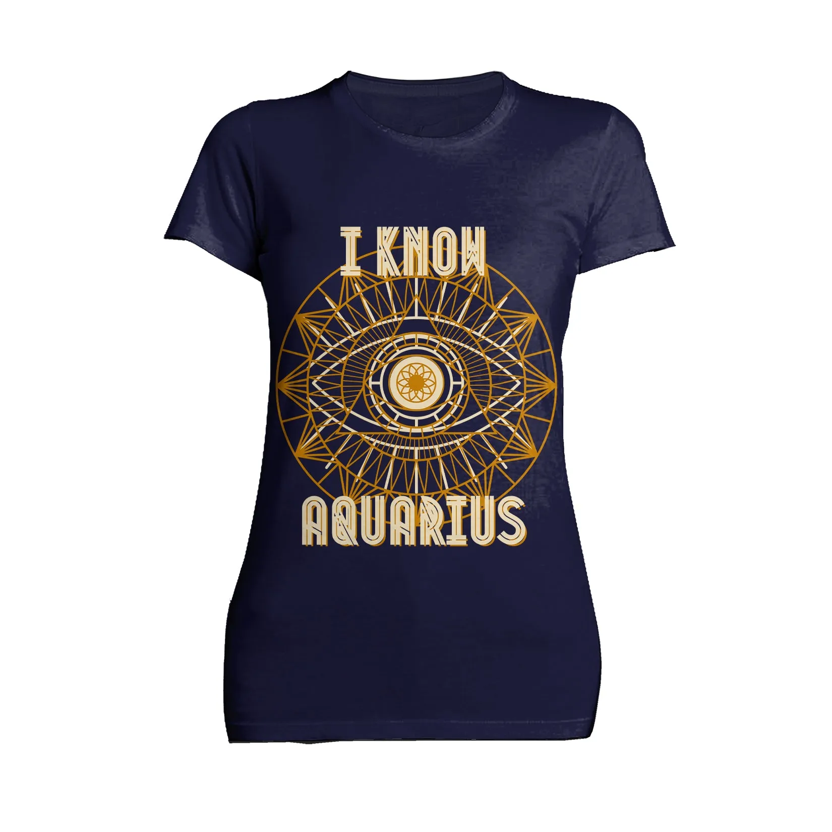 UA Supreme Star Sign Aquarius Women's T-shirt (Navy)