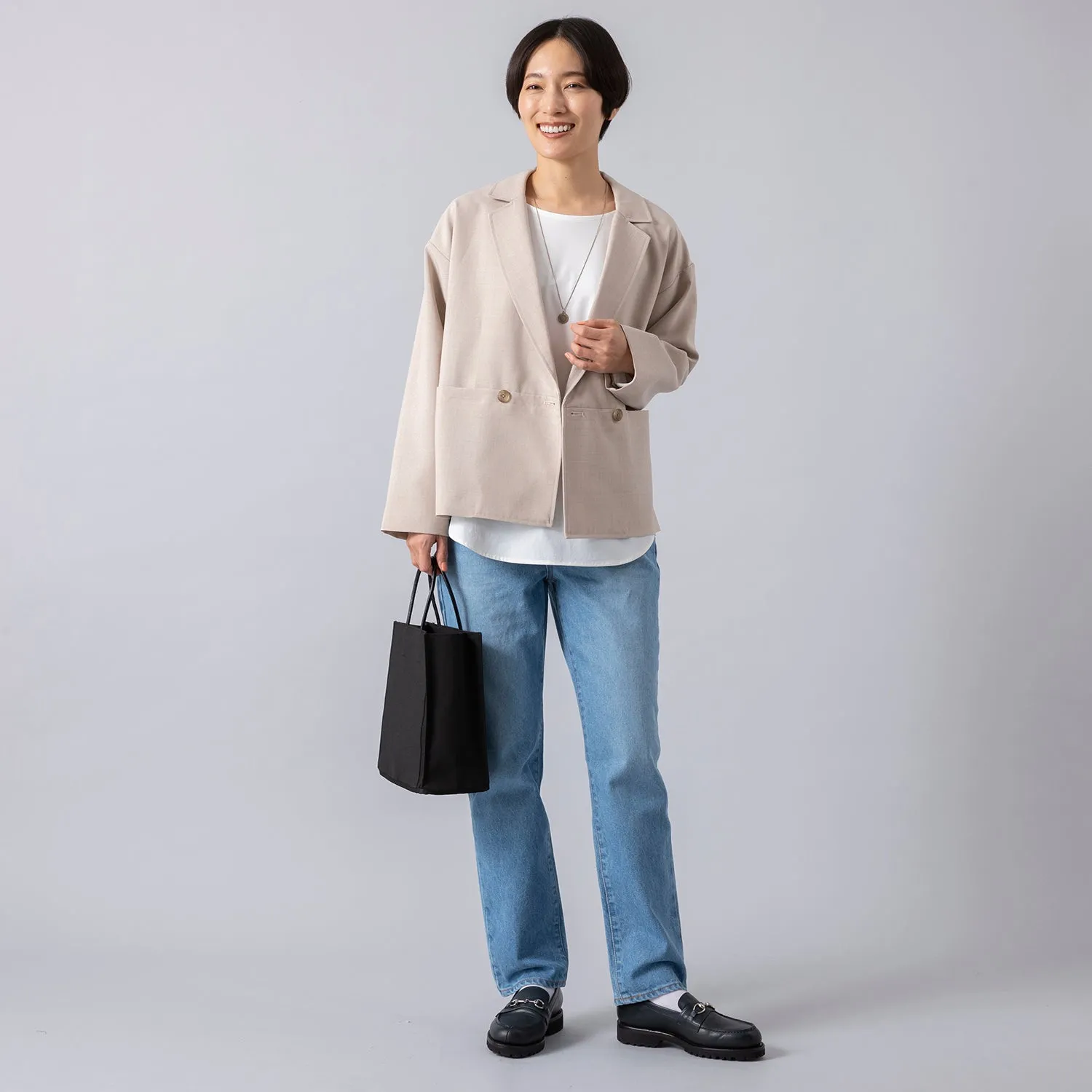 uncinq | アンサンク　Melange Ox Tailored Jacket