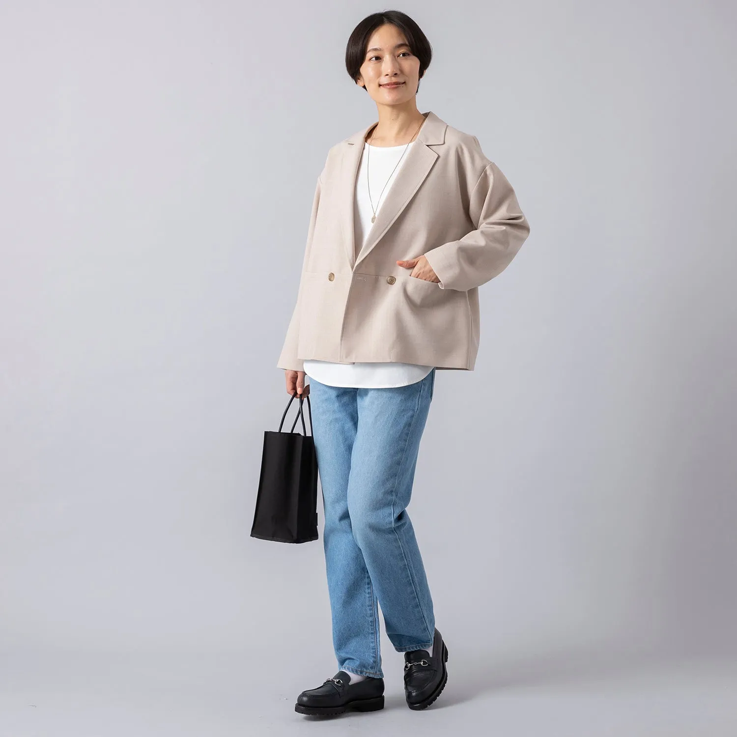 uncinq | アンサンク　Melange Ox Tailored Jacket