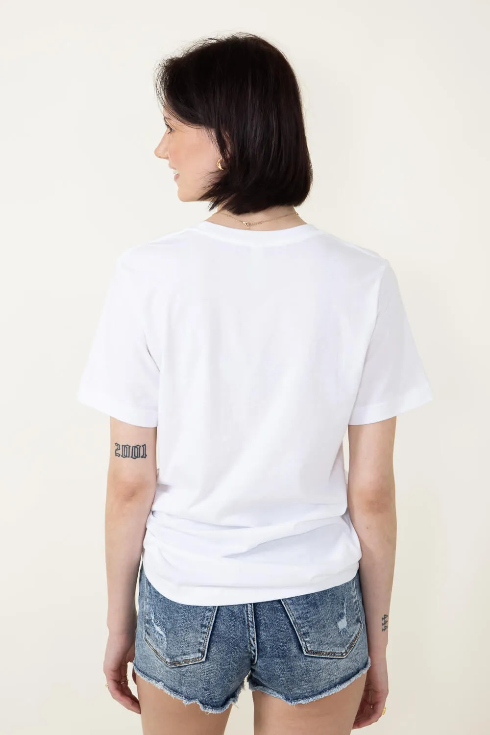 USA Graphic T-Shirt for Women in White | 10807X-TS-WHITE