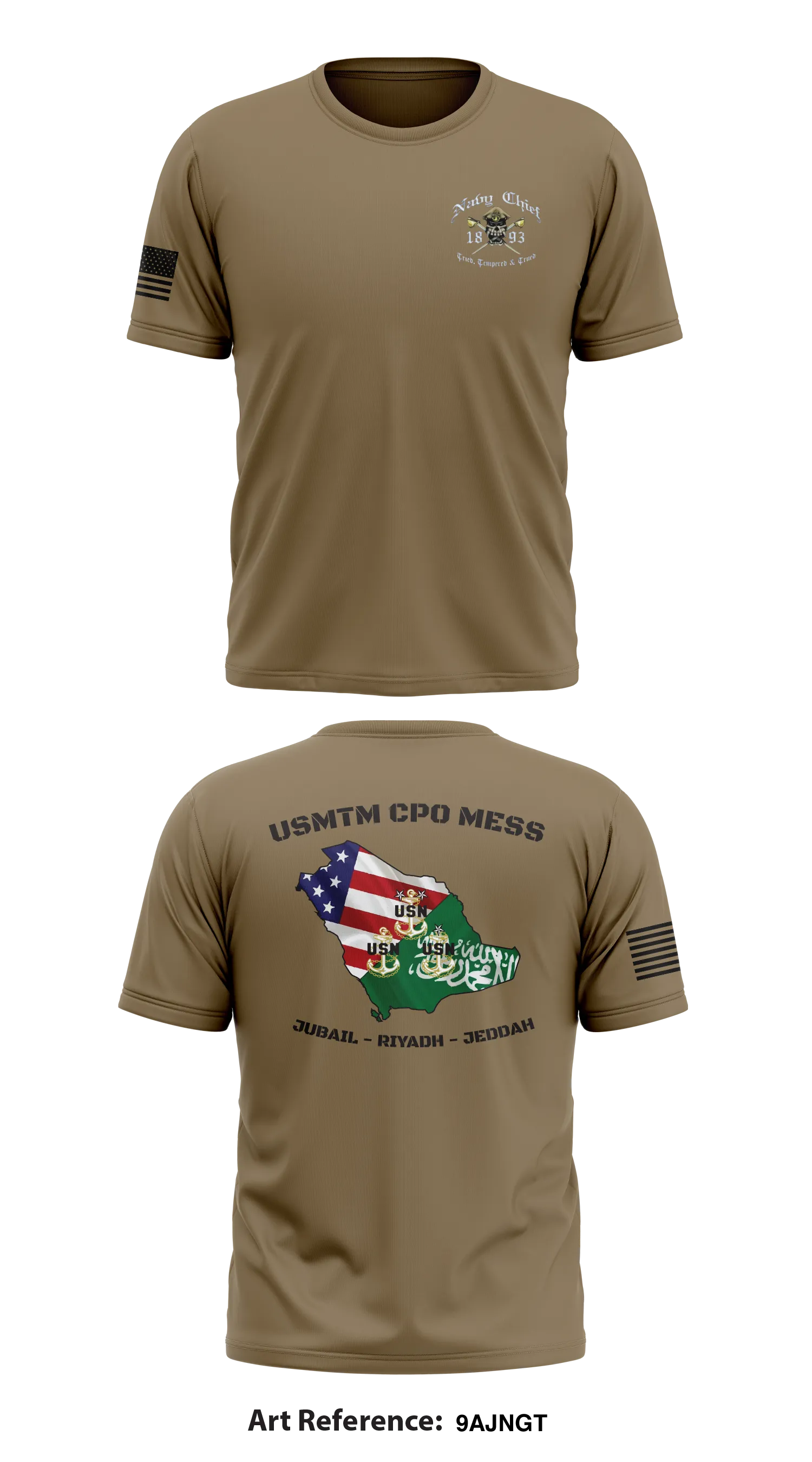 USMTM Saudi Arabia Store 1 Core Men's SS Performance Tee - 9AjnGt