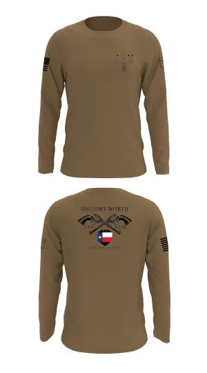 Uss Fort Worth CPO Mess  Store 1 Core Men's LS Performance Tee - o*o