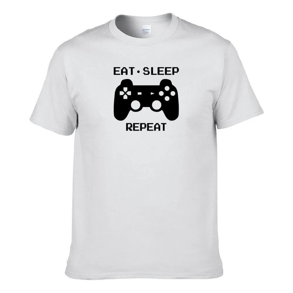 UT EAT SLEEP GAME REPEAT Premium Slogan T-Shirt