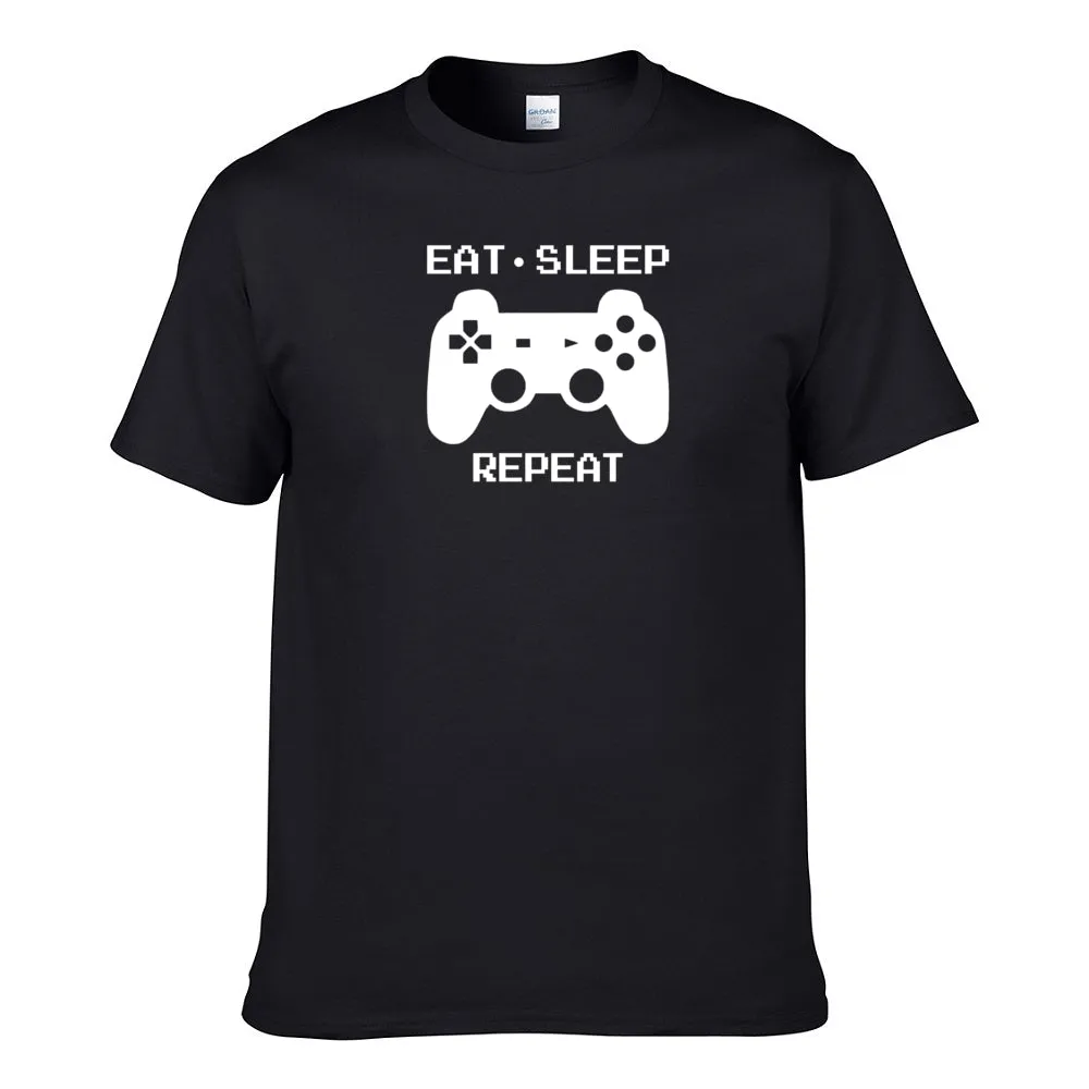 UT EAT SLEEP GAME REPEAT Premium Slogan T-Shirt