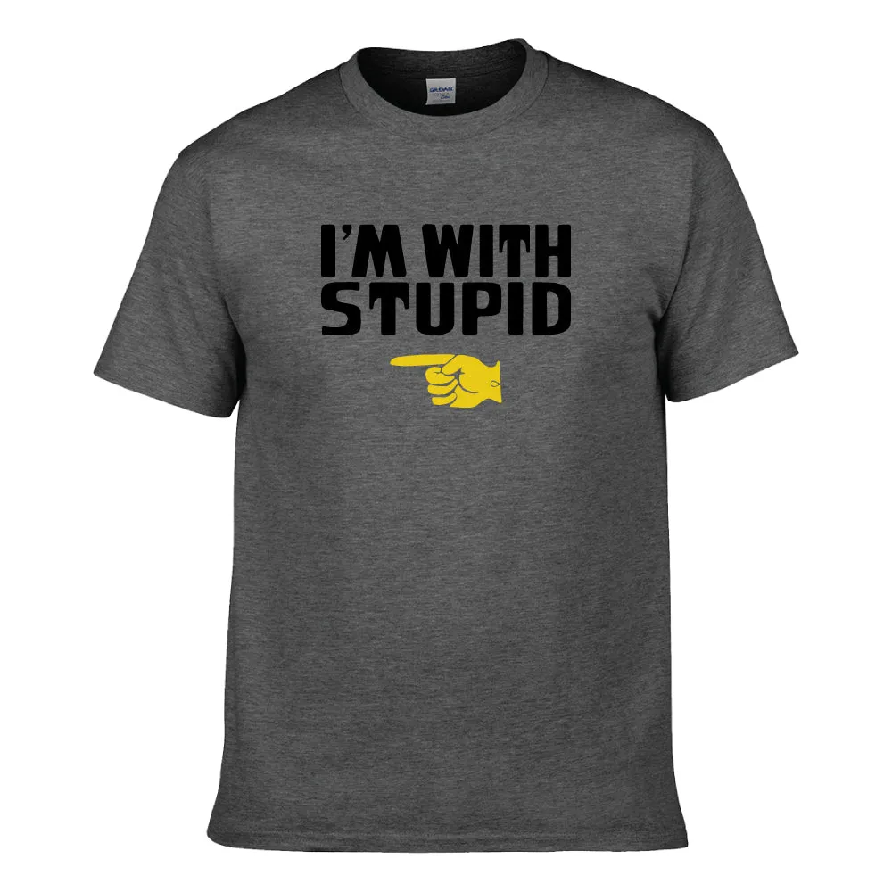 UT I'M WITH STUPID Statement Unisex T-Shirt