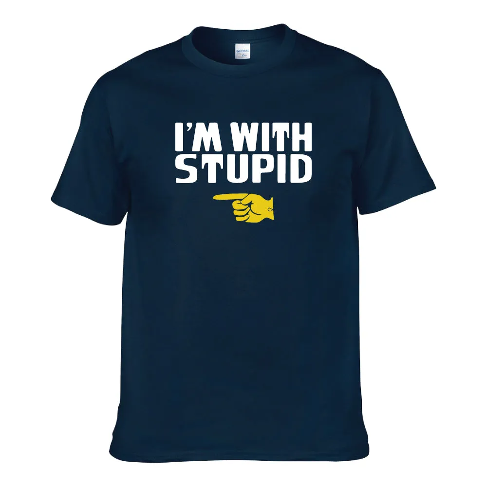 UT I'M WITH STUPID Statement Unisex T-Shirt