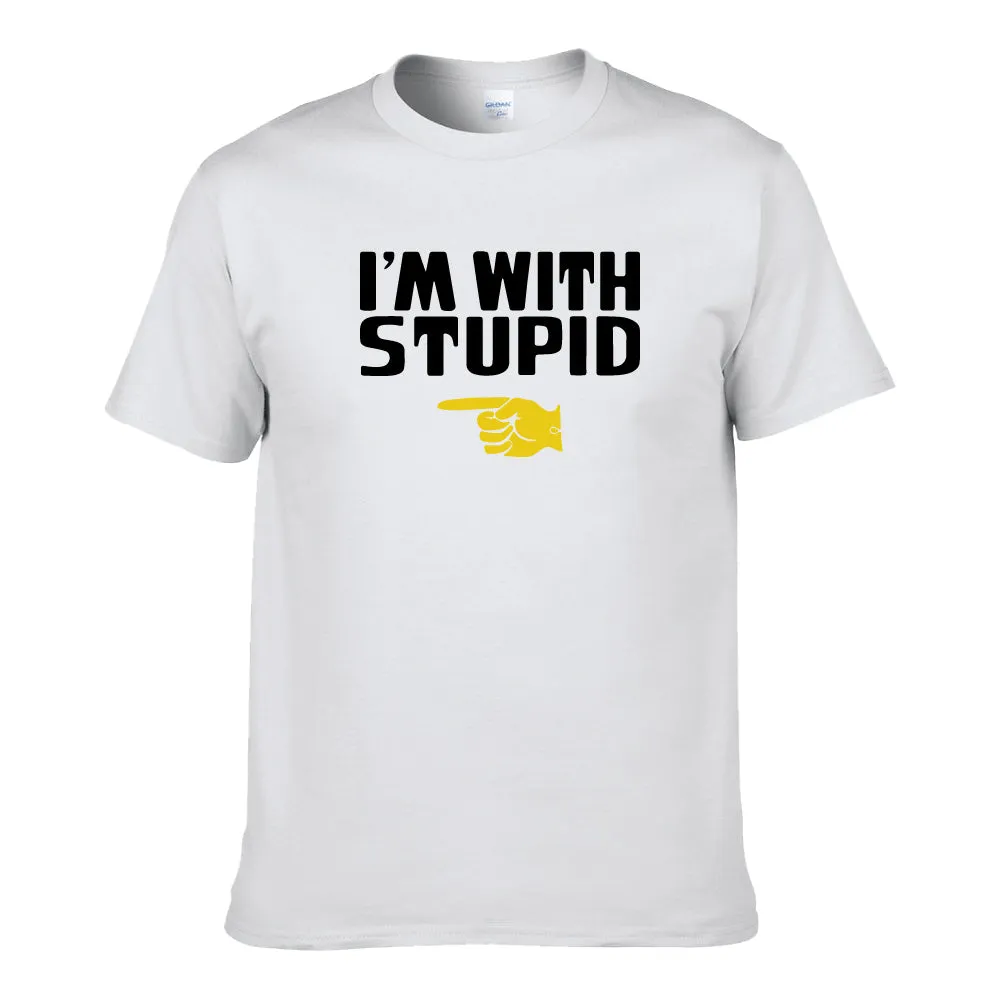 UT I'M WITH STUPID Statement Unisex T-Shirt