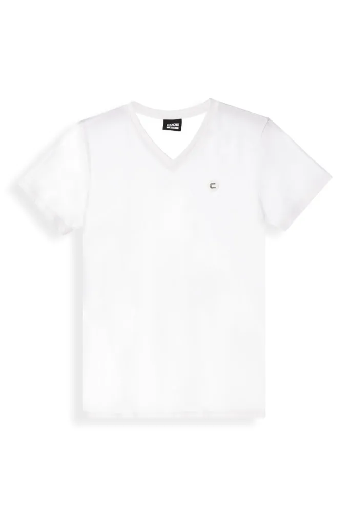 V-Neck T-Shirt _ 156762 _ White