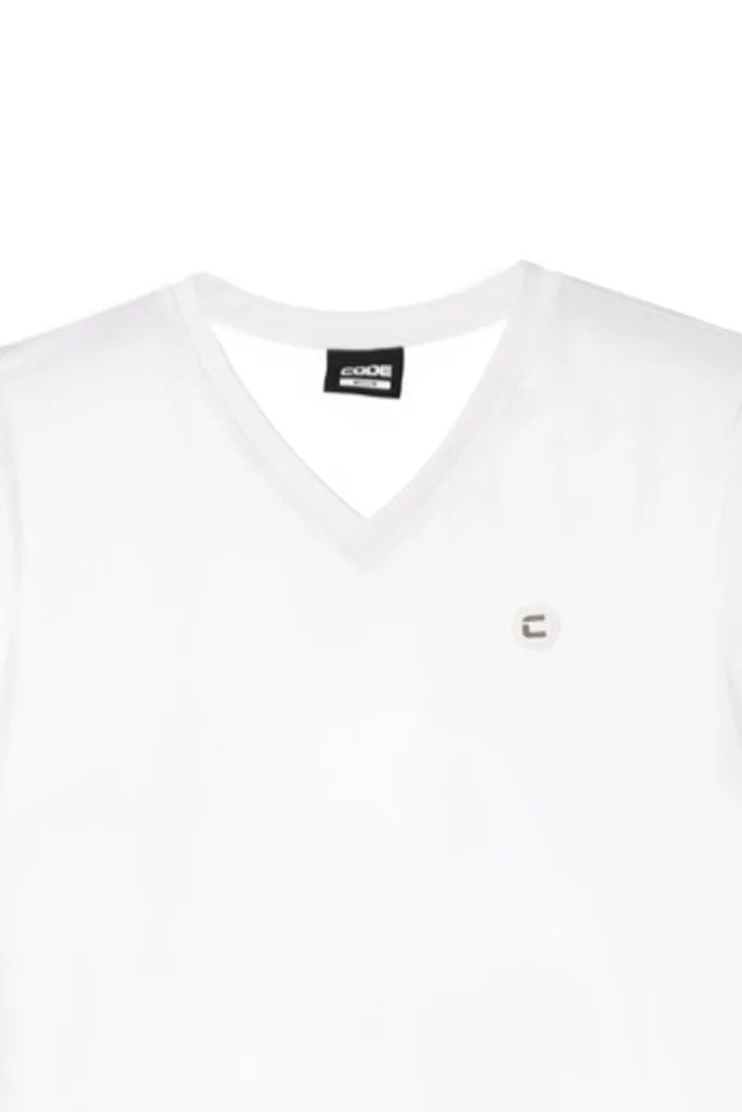 V-Neck T-Shirt _ 156762 _ White