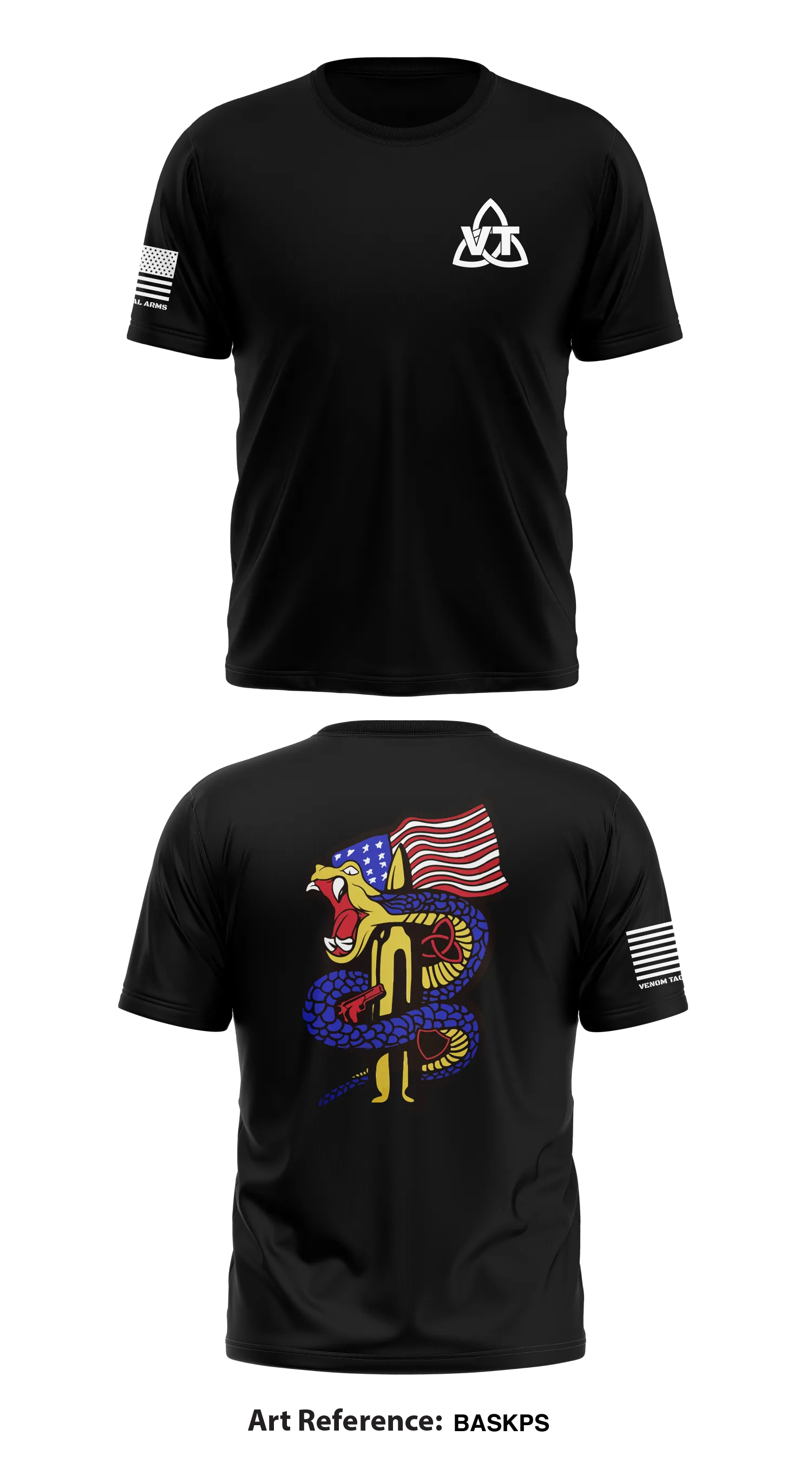 Venom Tactical Arms Store 1 Core Men's SS Performance Tee - BaSKPS