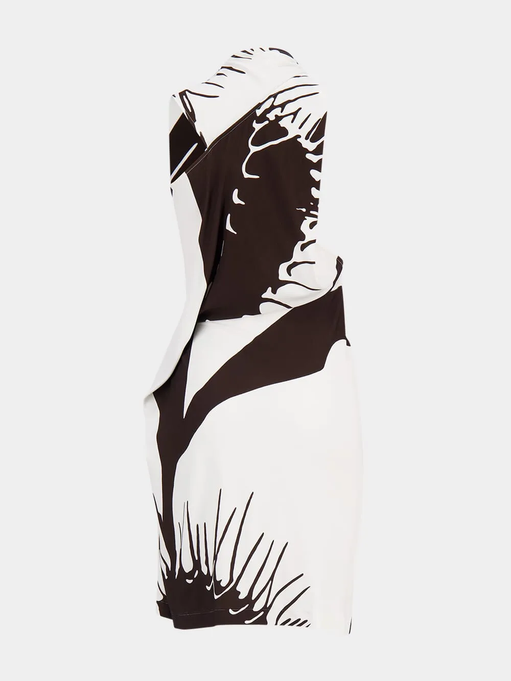 Venus Print Asymmetric Dress