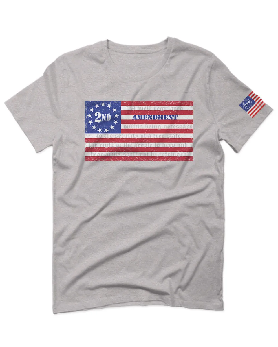 VICES AND VIRTUESS 2nd Amendment 1776 George Washington Flag American USA Guns Control For men T Shirt