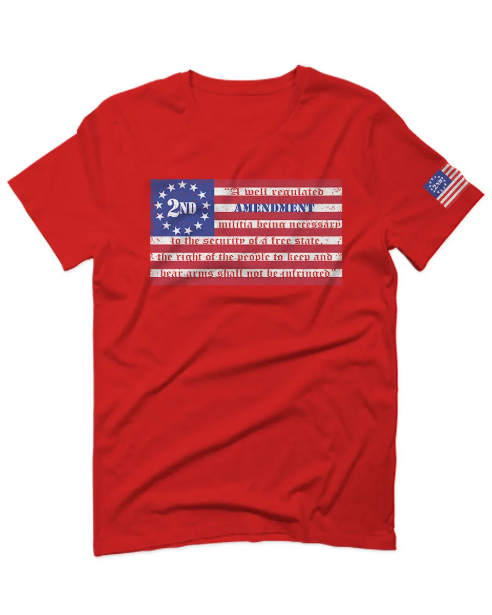 VICES AND VIRTUESS 2nd Amendment 1776 George Washington Flag American USA Guns Control For men T Shirt