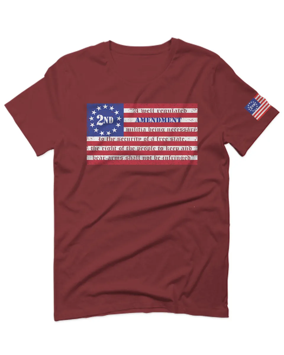 VICES AND VIRTUESS 2nd Amendment 1776 George Washington Flag American USA Guns Control For men T Shirt