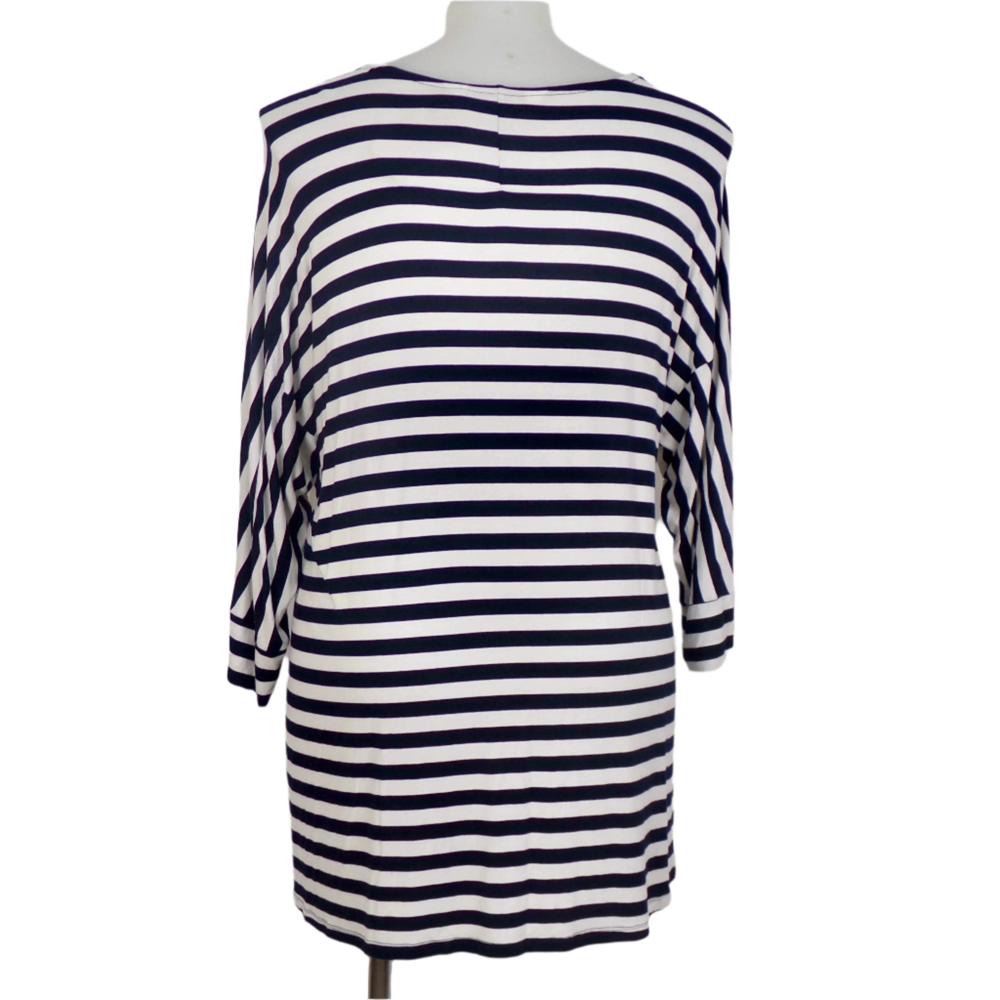 Virtuelle Striped 7/8 Sleeve Tunic - Size 18