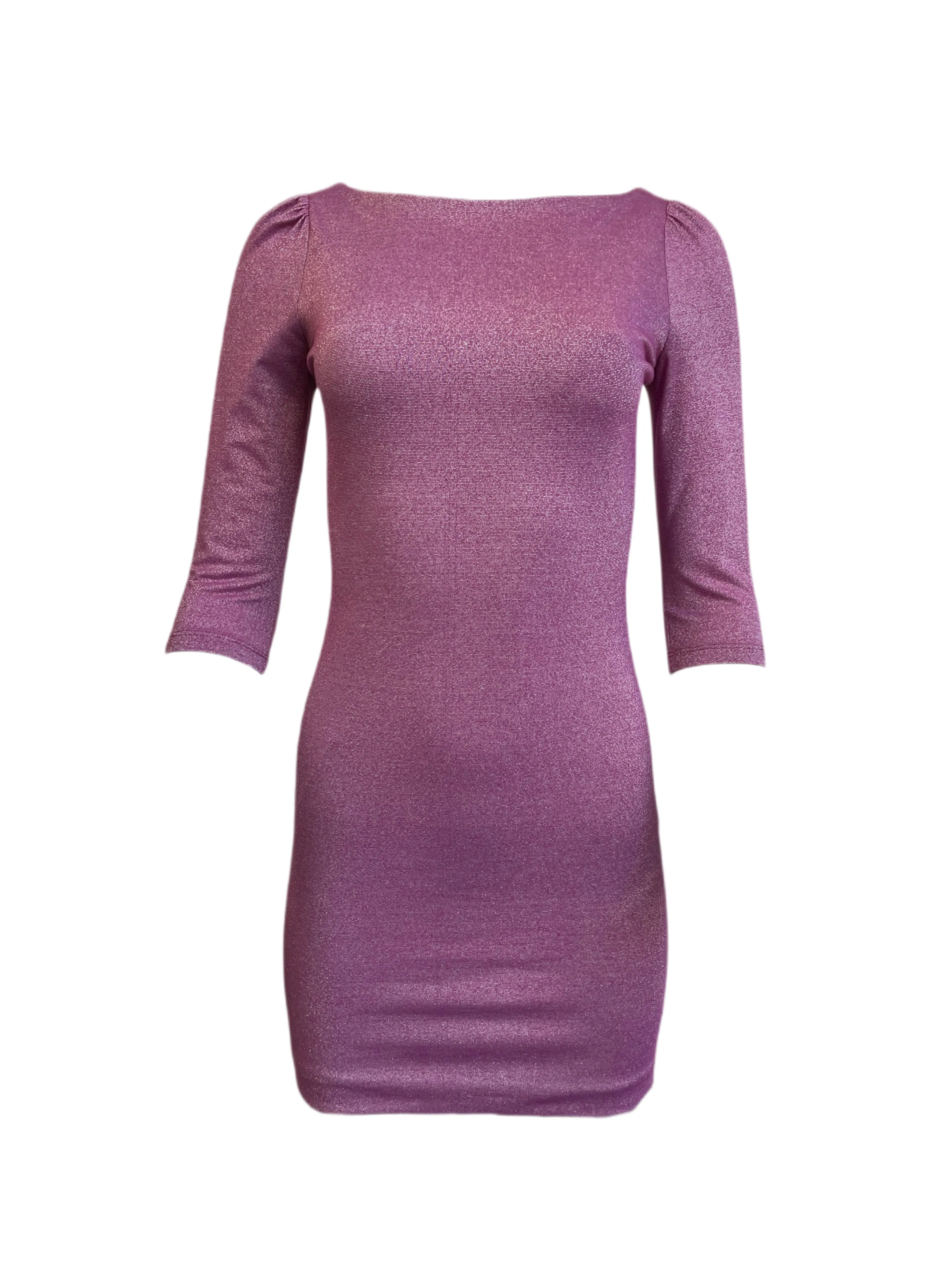 VON VONNI Women's Tropic Magenta London Elbow Sleeve Dress $170 NEW