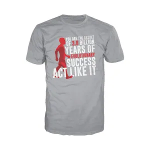 Weird Science Evolutionary Success Official Men's T-shirt (Heather Grey)