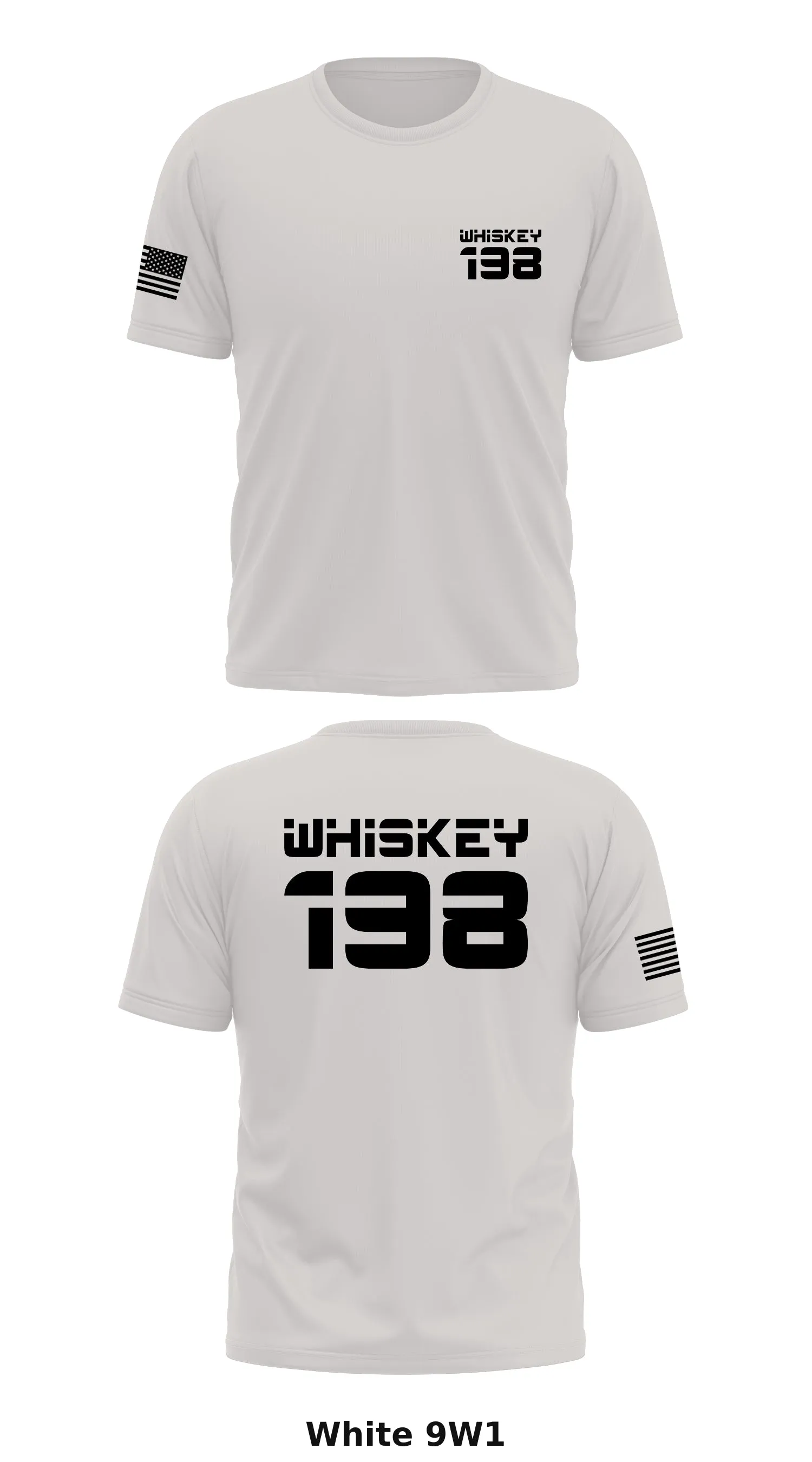 Whiskey 198 Store 1 Core Men's SS Performance Tee - 9W1