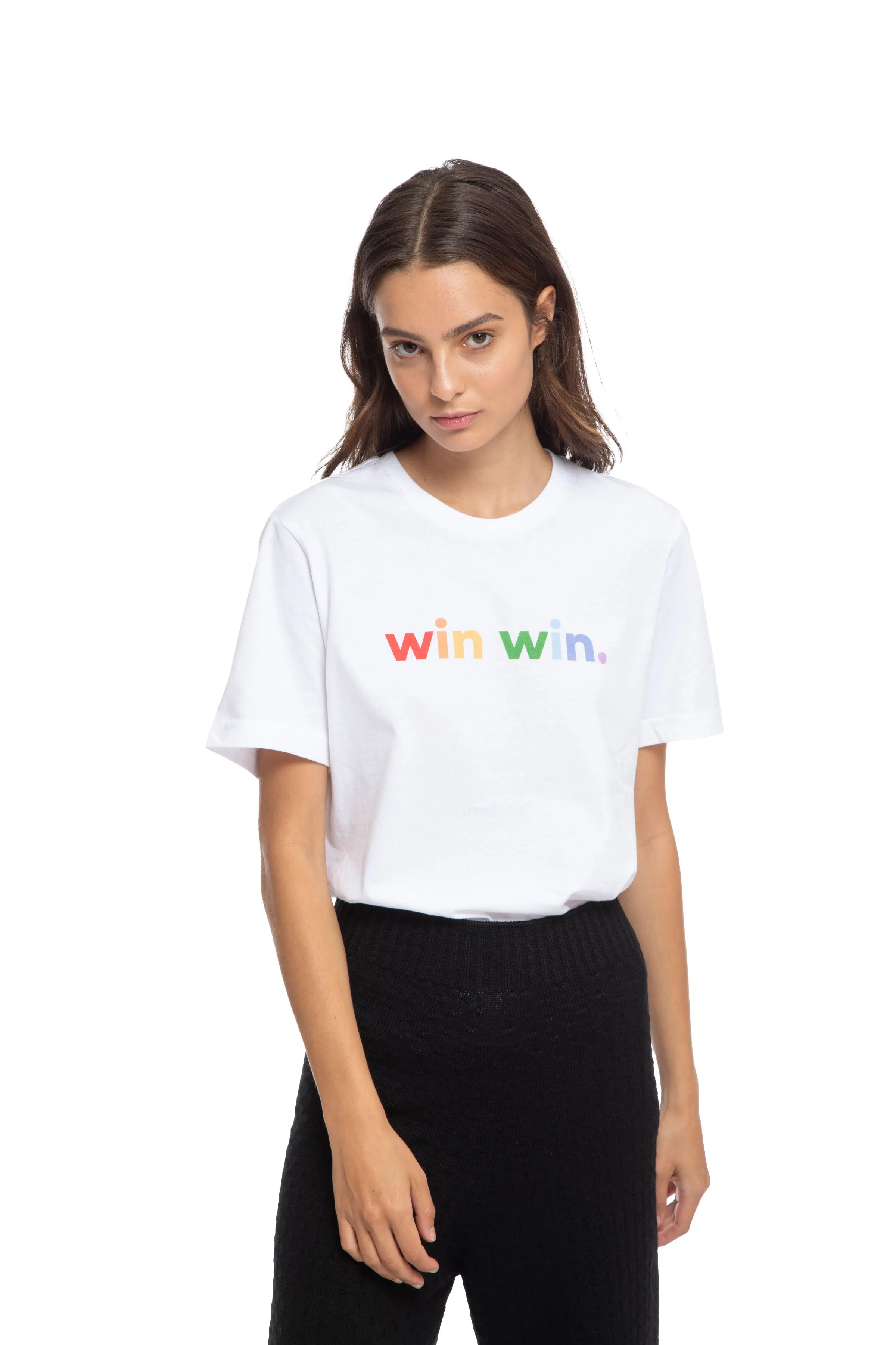 Win Win Organic White Tee