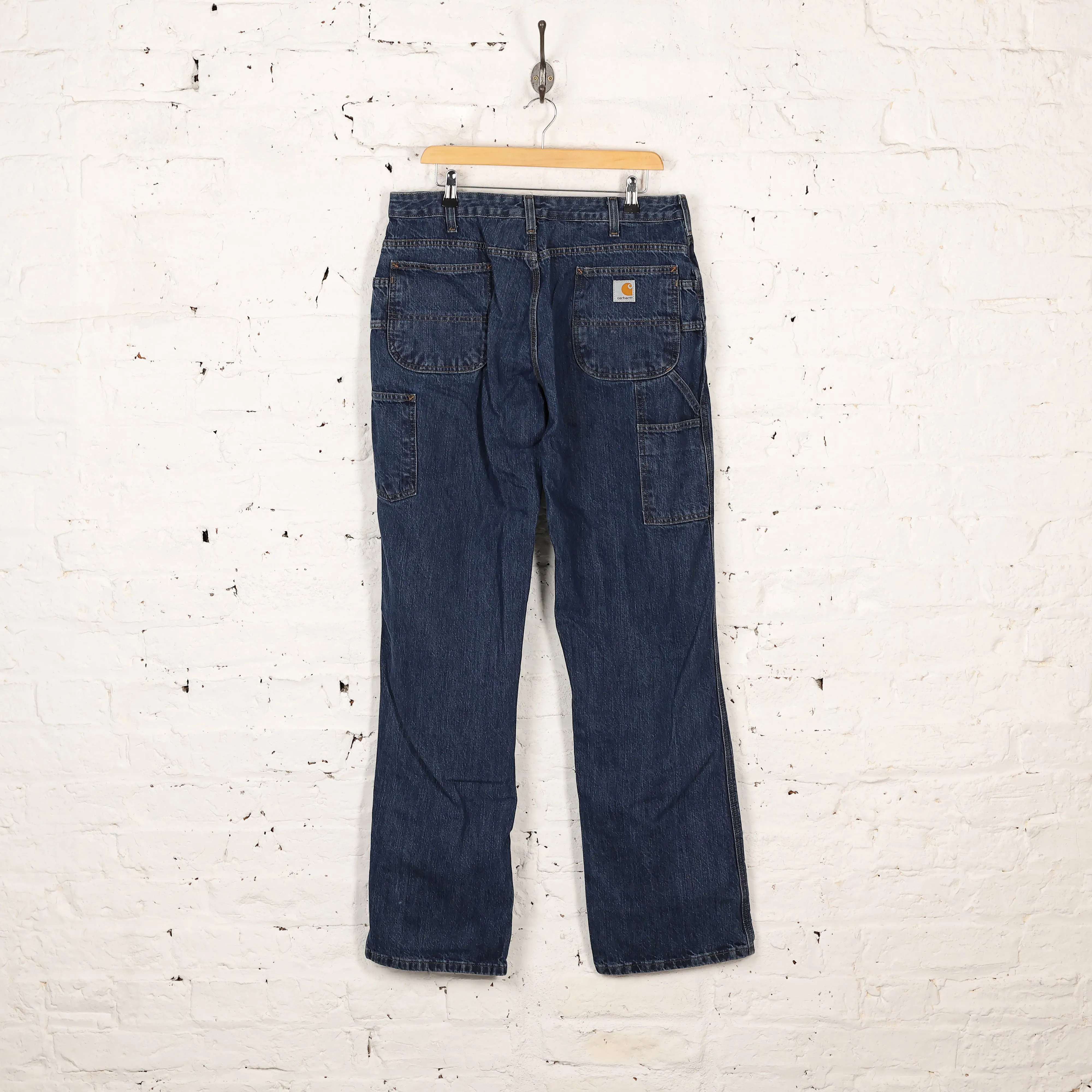 Women's Carhartt Work Jeans - Blue - Women's L