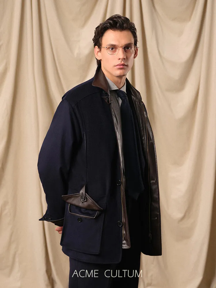 Wool & Leather Jacket