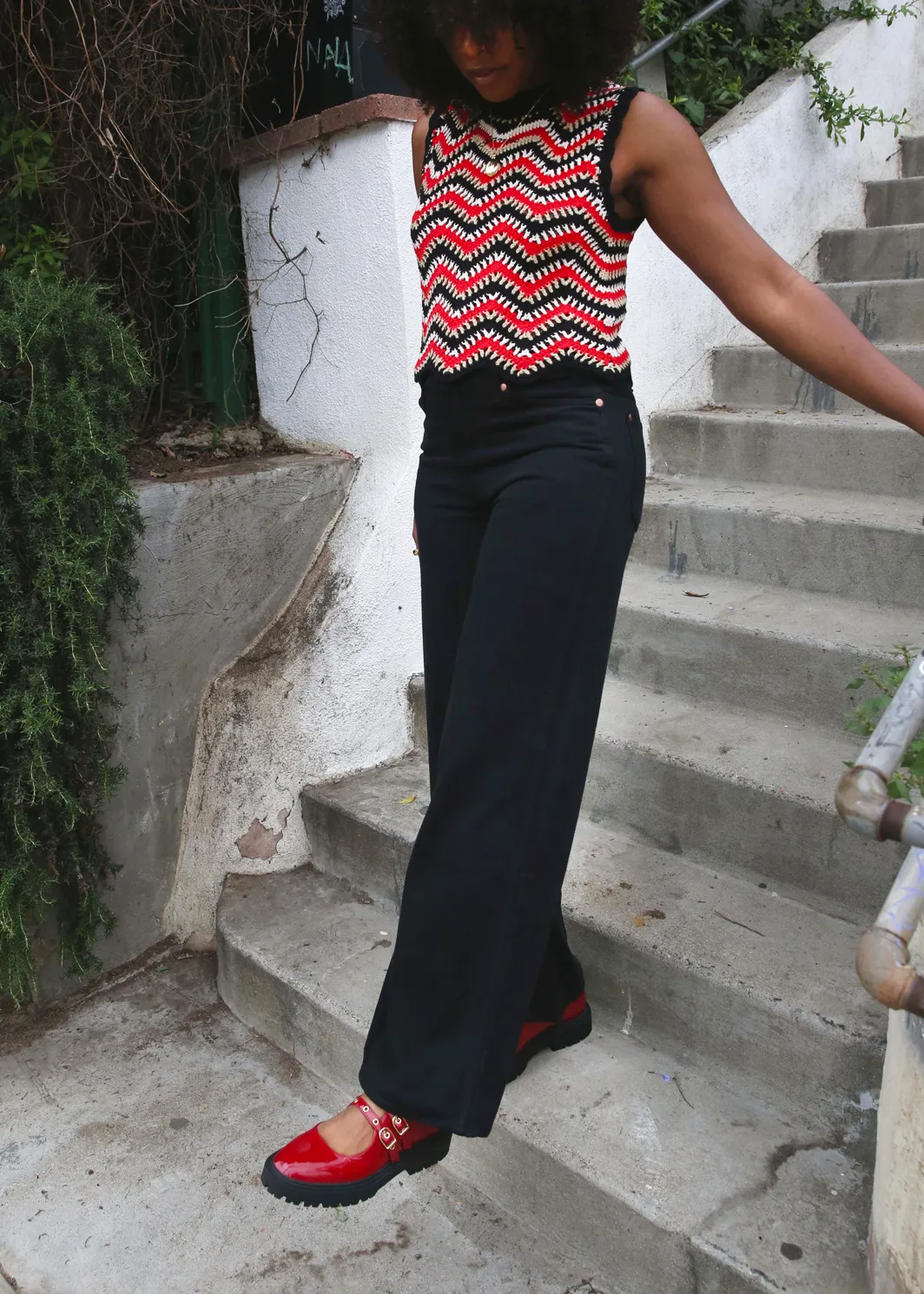 Worldwide Wide Leg Jeans - Midnight Rise