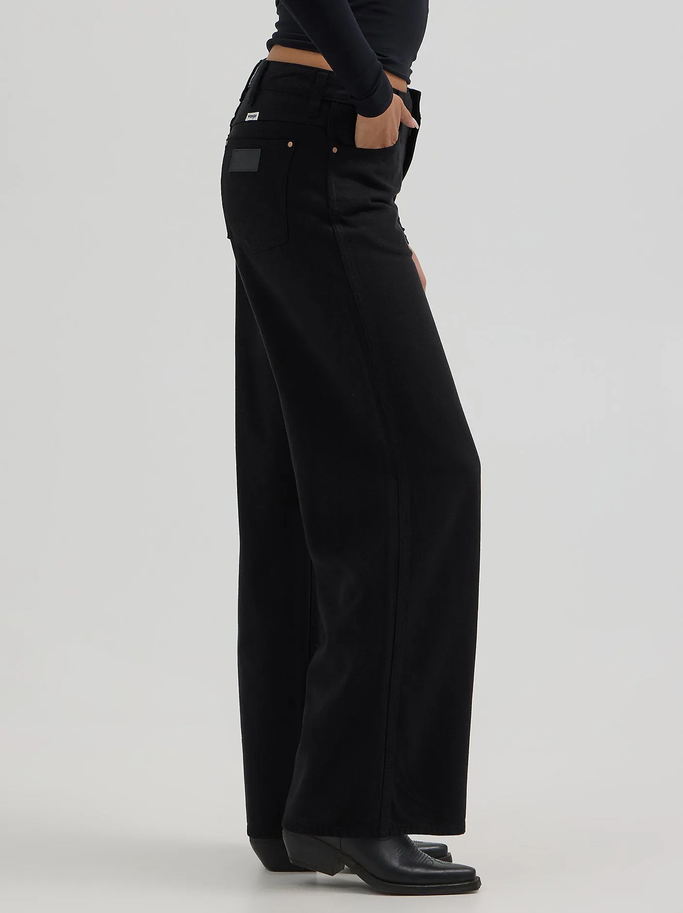 Worldwide Wide Leg Jeans - Midnight Rise