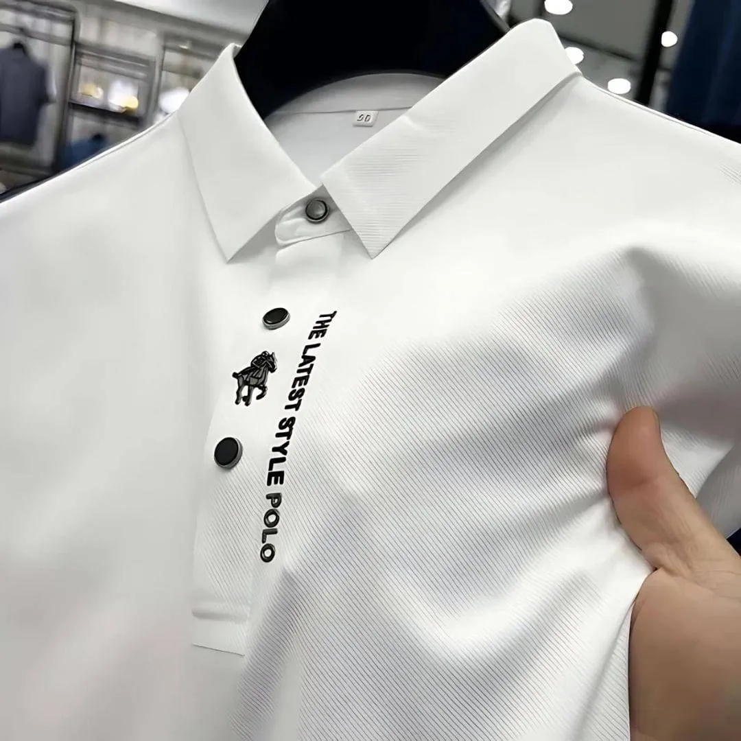 Wrinkle-Free Muscle Fit Polo Shirt - James