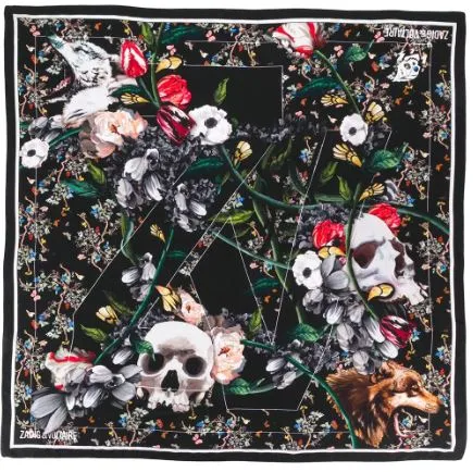 Zadig & Voltaire - Lotty Vanite Silk Scarf
