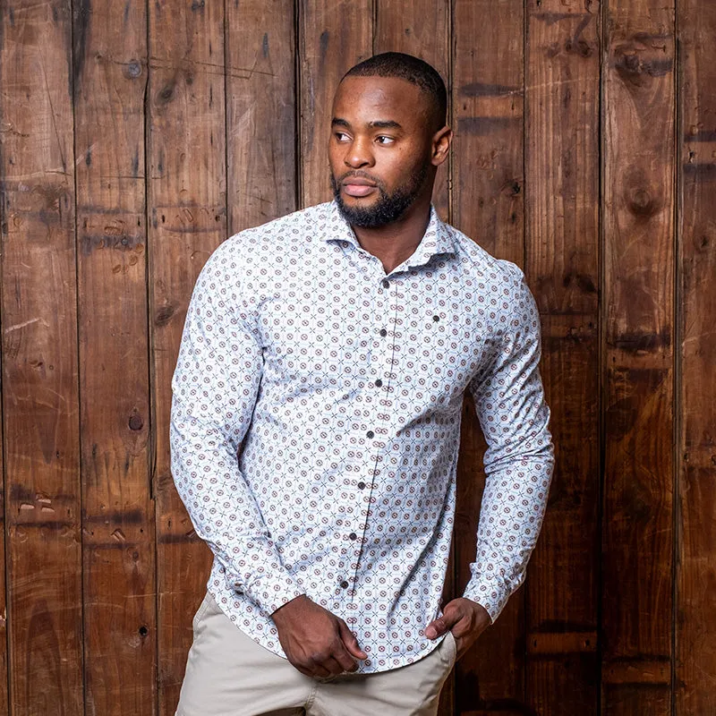 Zanzibar Explorer Slim Fit Shirt Pelican