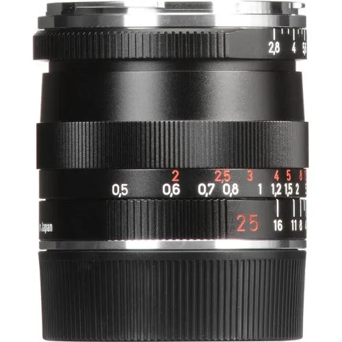 ZEISS Biogon T* 25mm f/2.8 ZM Lens | Black